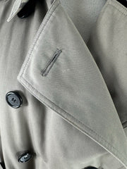 Burberry khaki trench belted coat size UK12/US8