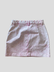 Bonpoint pink denim 100% cotton short skirt size UK12/US8