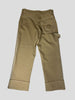 Chloe khaki straight leg cropped trousers size UK10/US6