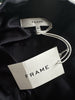 Frame black silk blend long sleeve shirt size UK8/US4