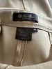 Loro Piana beige cotton blend cropped trousers size UK14/US10