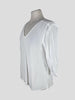 Pure Collection white 3/4 sleeve top size UK8/US4