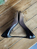 Louis Vuitton beige & black ombré patent leather heels size UK6/US8