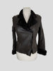 Joseph brown leather jacket size UK10/US6