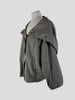 Max Mara taupe hooded oversized raincoat size UK12/US8