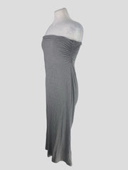 James Perse grey cotton blend sleeveless dress size UK12/US8