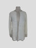 Amina Rubinacci white glitter linen & silk cardigan size UK14/US10