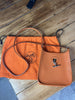 Hermes mini Vespa orange crossbody leather bag