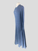 Polo Ralph Lauren blue 100% cotton long sleeve dress size UK14/US10