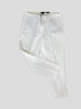 J. Crew white cotton blend cropped trousers size UK14/US10