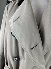 Burberry khaki trench belted coat size UK12/US8