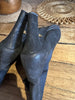 Prada black leather ankle boots size UK6.5/US8.5