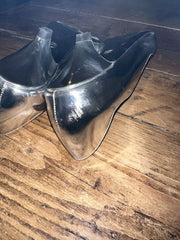 Proenza Schouler silver leather heels size UK5/US7