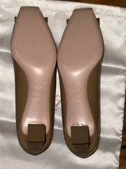 Roger Vivier beige leather heels size UK6/US8