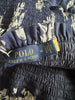 Ralph Lauren navy & white print 100% cotton midi dress size UK10/US6