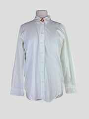 Faconnable white 100% cotton shirt size UK12/US8