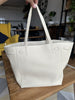 Celine cream phantom cabas leather medium tote handbag