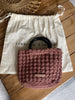 Loeffler Randall pink fabric mini tote bag