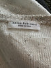 Amina Rubinacci white glitter linen & silk cardigan size UK14/US10