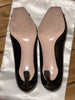 Roger Vivier black leather heels size UK6/US8