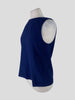 Diane Vin Furstenberg navy sleeveless top size UK12/US8