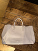 Anya Hindmarch cream leather tote large handbag