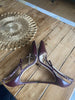 Jimmy Choo burgundy leather pointed toe heels size UK5.5/US7.5