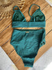 Water Cult green 2- apiece bikini size UK8/US4