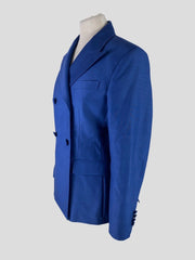 Max Mara navy virgin wool & silk blazer size UK12/US8
