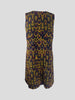 Missoni yellow & black 100% silk sleeveless dress size UK10/US6