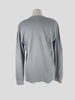 Sunspel grey cotton blend along sleeve top size UK12/US8