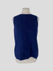 Diane Vin Furstenberg navy sleeveless top size UK12/US8