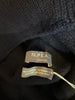 N. Peal navy 100% cashmere with rabbit fur hat
