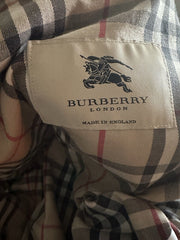 Burberry khaki trench belted coat size UK12/US8