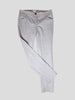 Brunello Cucinelli cream virgin wool blend straight leg trousers size UK14/US10