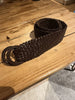 Farhi brown wide belt