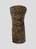 Missoni yellow & black 100% silk sleeveless dress size UK10/US6