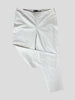 Lafayette 148 cream cotton blend cropped trousers size UK14/US10