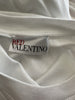Red Valentino white 100% cotton shirt sleeve dress size UK12/US8