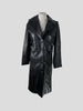 The Kooples black 100% lamb skin coat size UK8/US4
