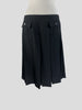Burberry black virgin wool blend A- Line skirt size UK12/US8