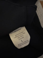 Vince black 100% silk short sleeve top size UK12/US8