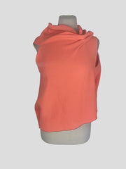 Roland Mouret coral drape sleeveless top size UK8/US4