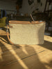 Isabel Marant straw beige & brown clutch bag