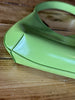 By Far green leather mini handbag