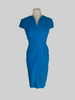 Roland Mouret blue cotton blend dress size UK12/US8