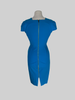 Roland Mouret blue cotton blend dress size UK12/US8