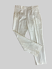 Max Mara cream 100% cotton trousers size UK10/US6