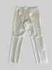 Max Mara cream 100% cotton trousers size UK10/US6