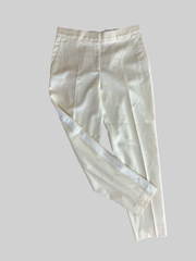 Stella McCartney cream 100% wool trousers size UK14/US10